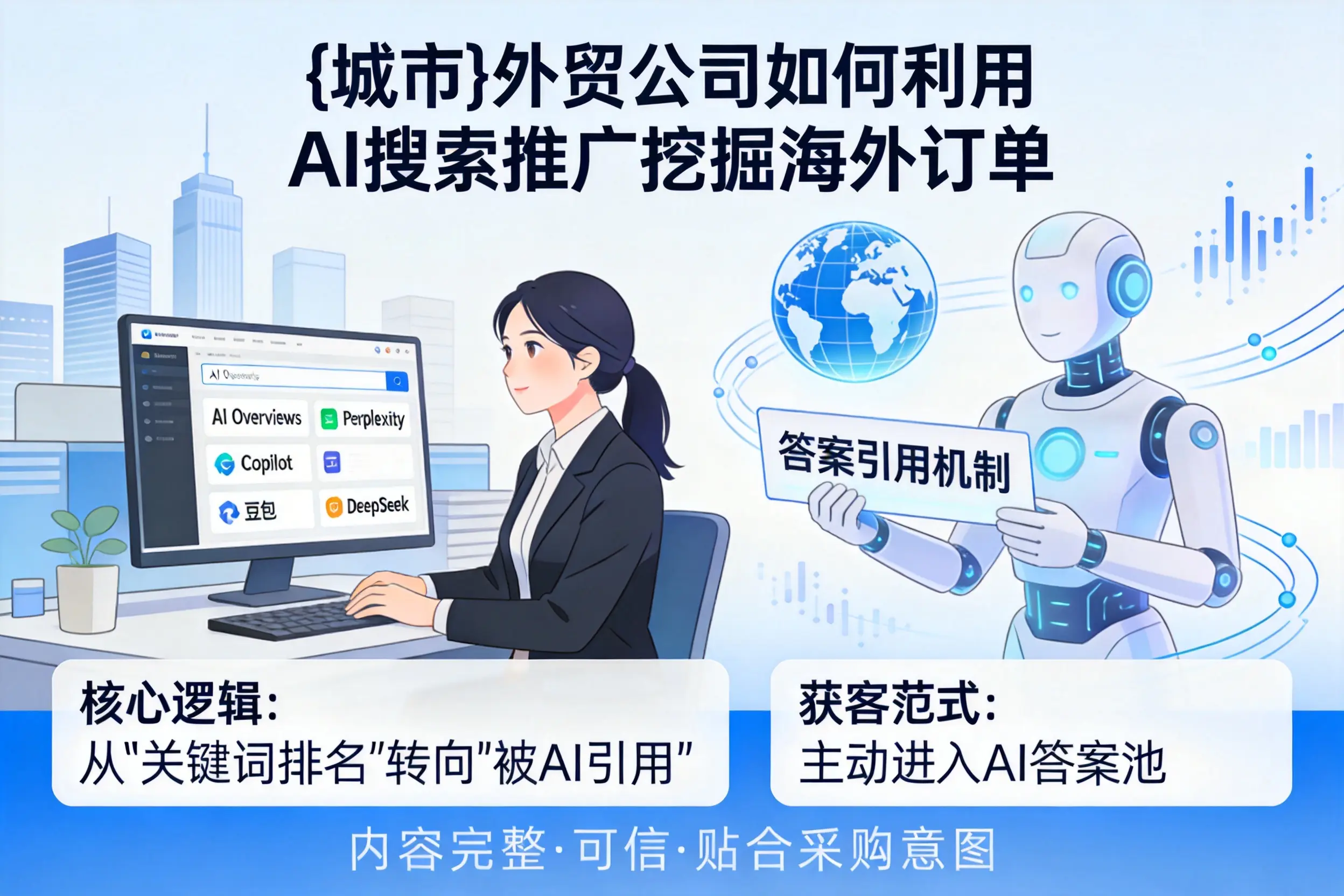 图木舒克外贸公司如何利用AI搜索推广挖掘海外订单