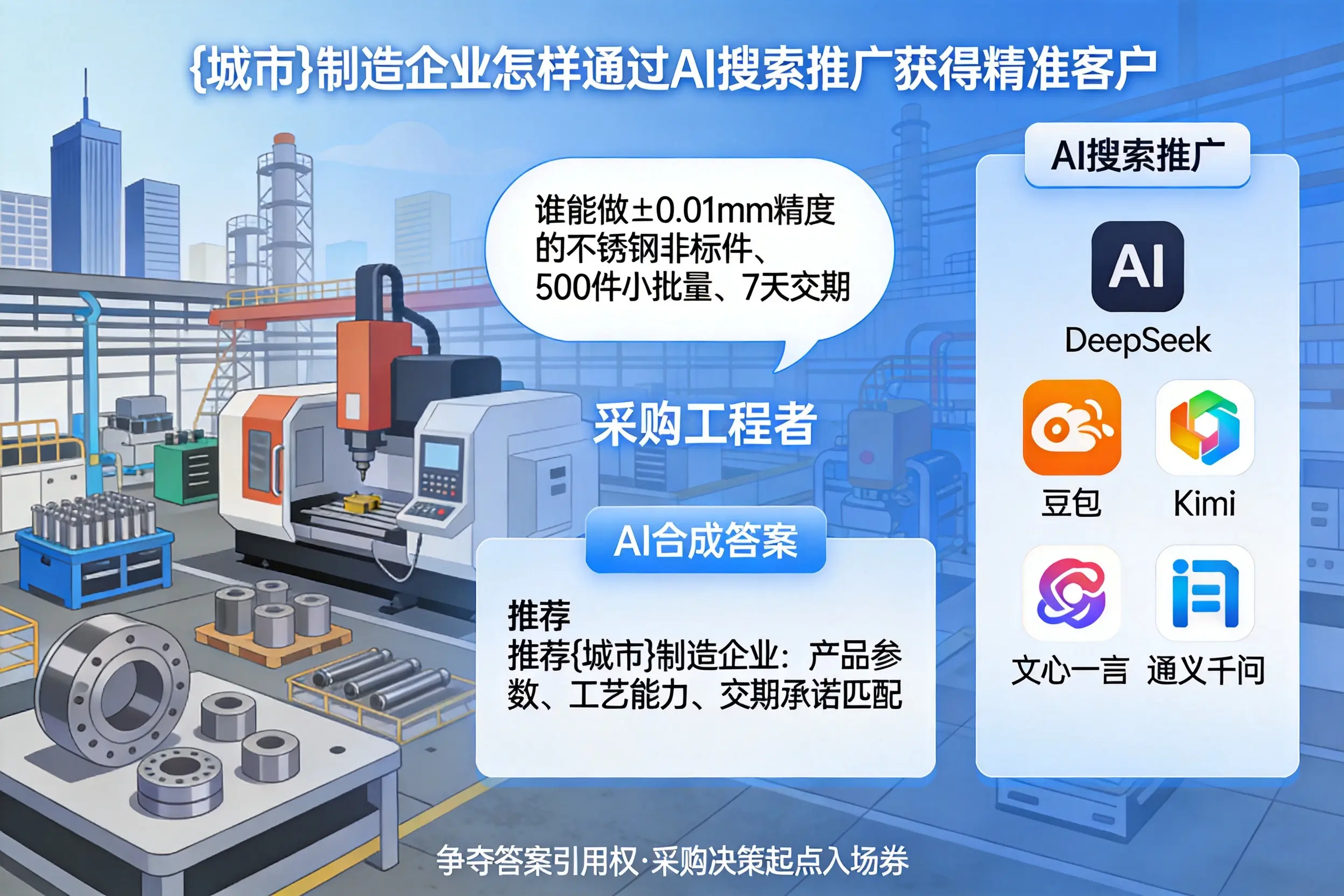 图木舒克制造企业怎样通过AI搜索推广获得精准客户