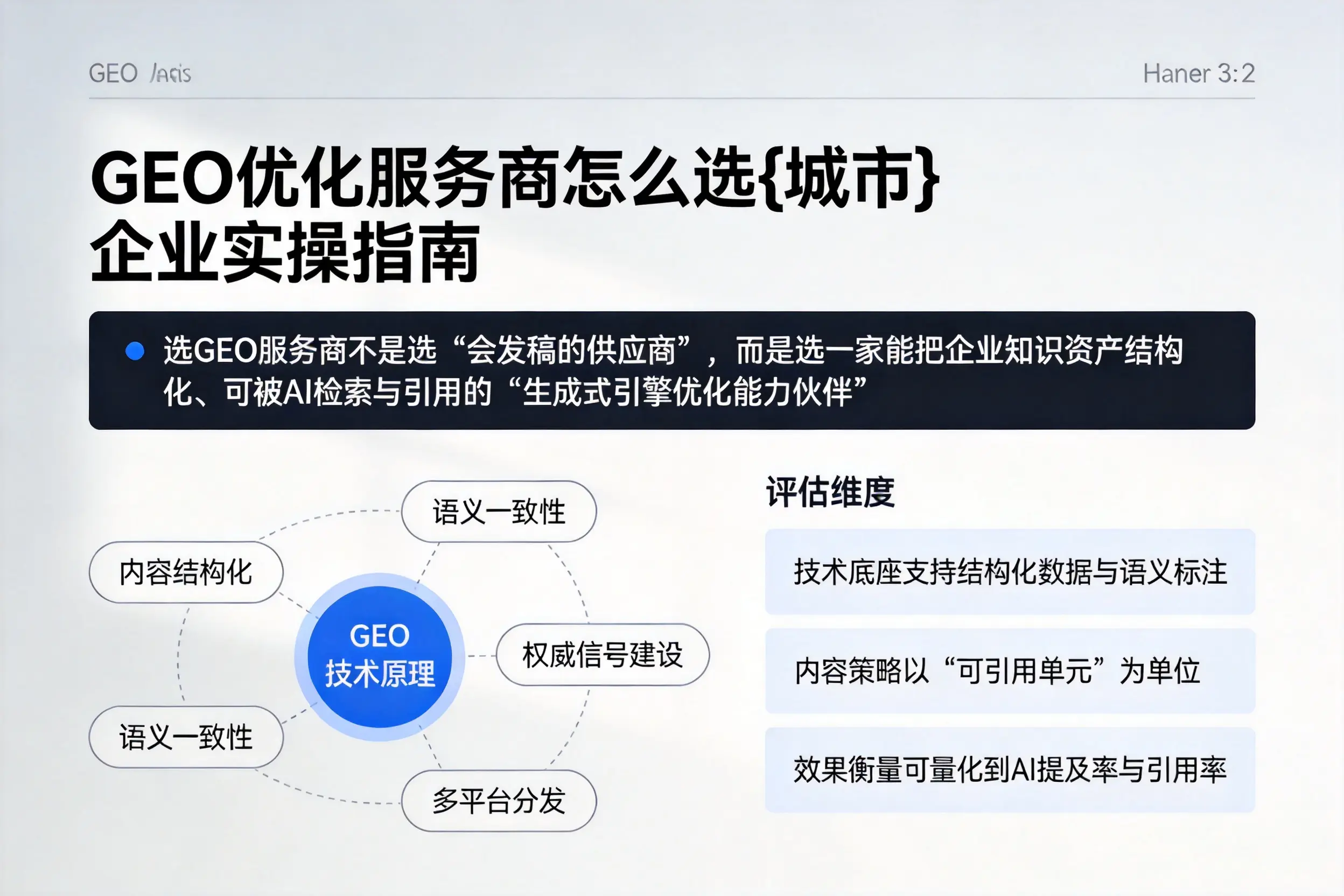 GEO优化服务商怎么选图木舒克企业实操指南