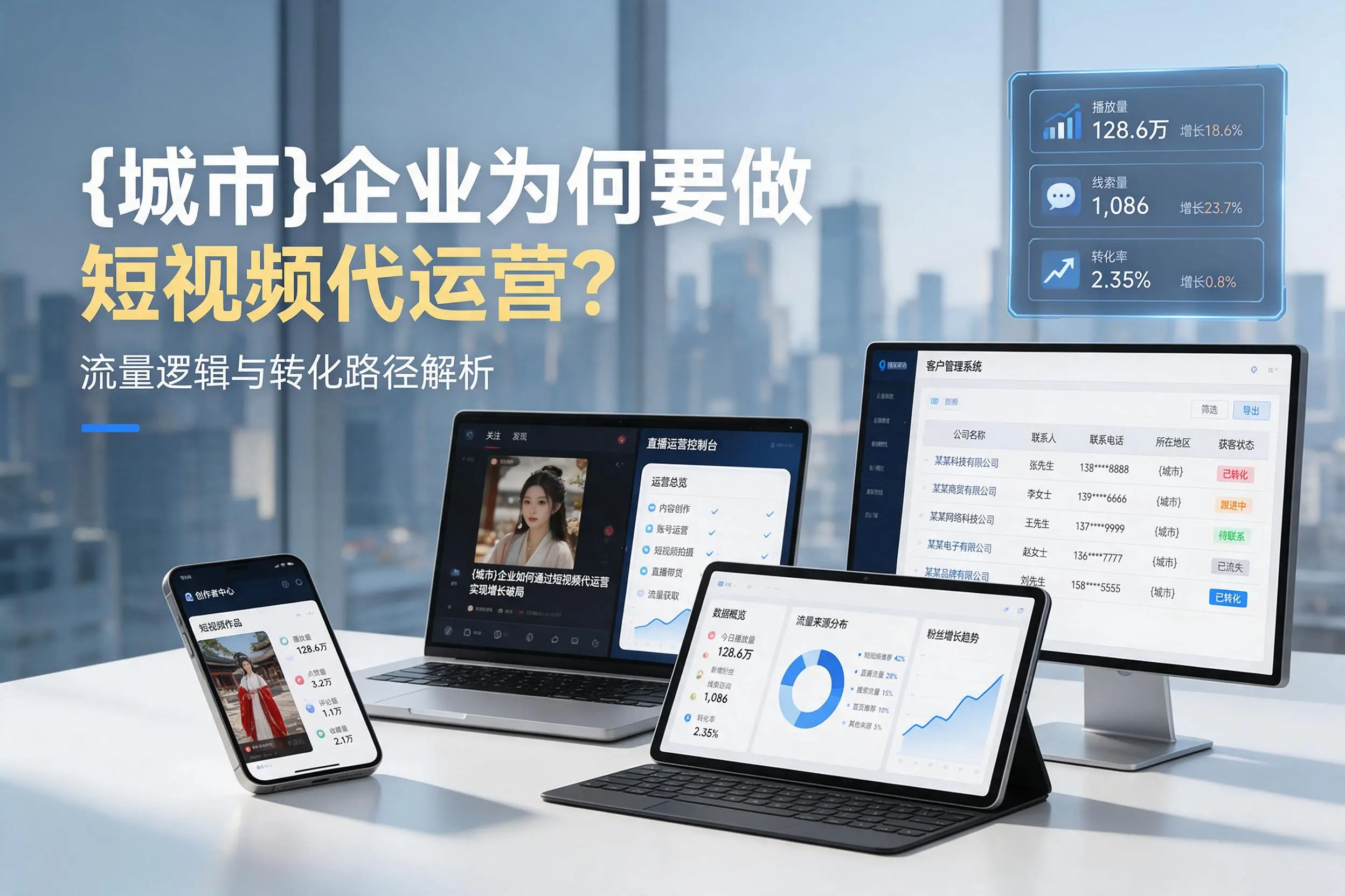 图木舒克企业为何要做短视频代运营？流量逻辑与转化路径解析