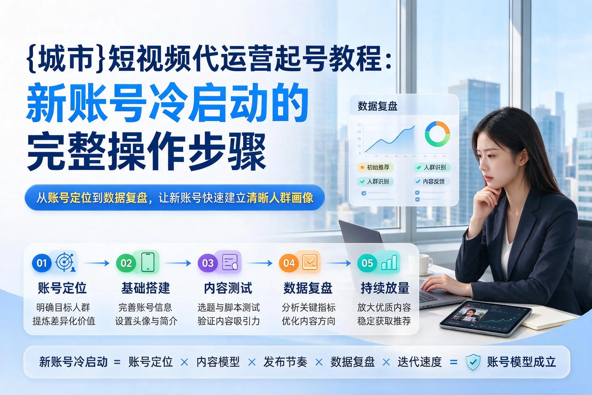 图木舒克短视频代运营起号教程：新账号冷启动的完整操作步骤