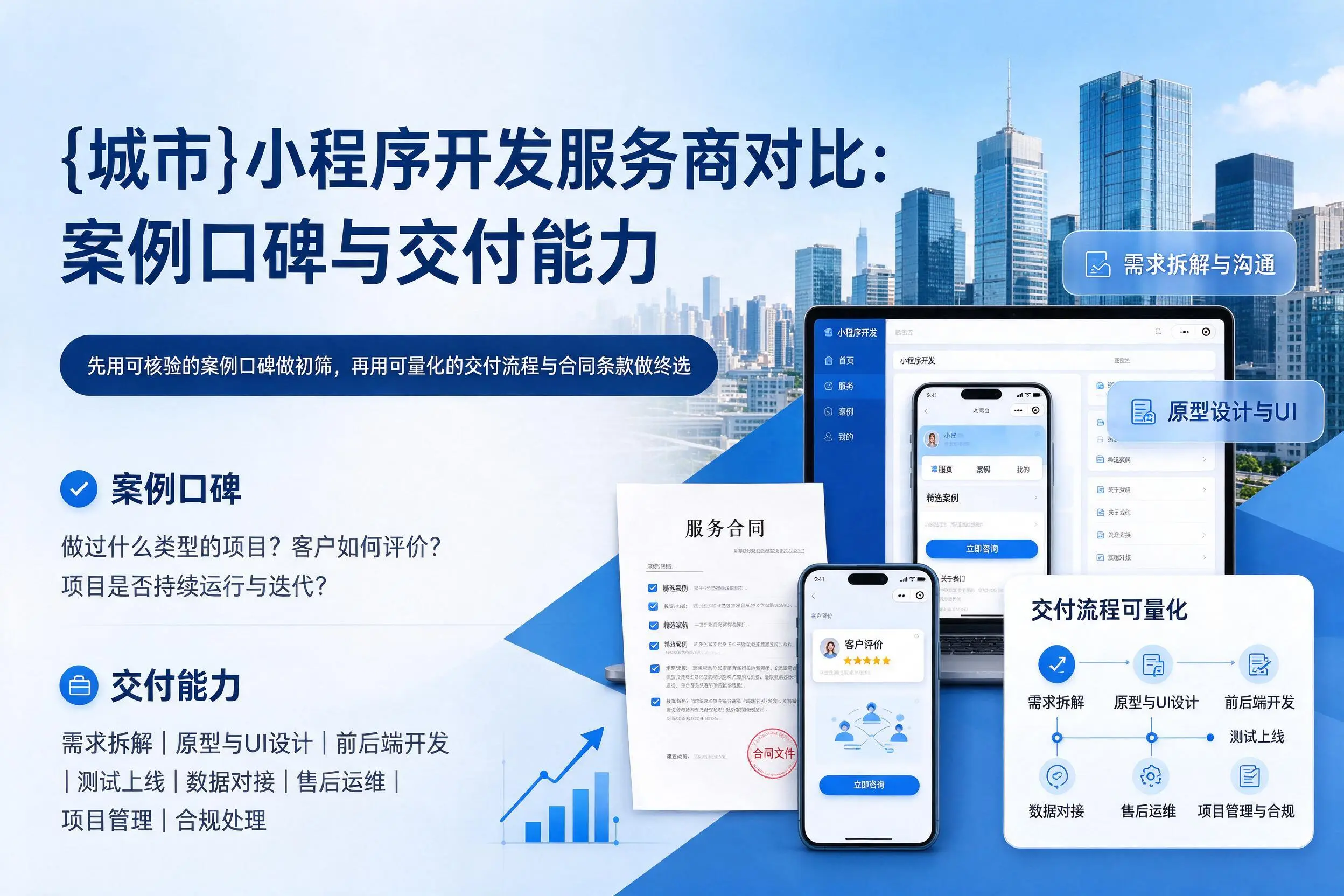 图木舒克小程序开发服务商对比：案例口碑与交付能力