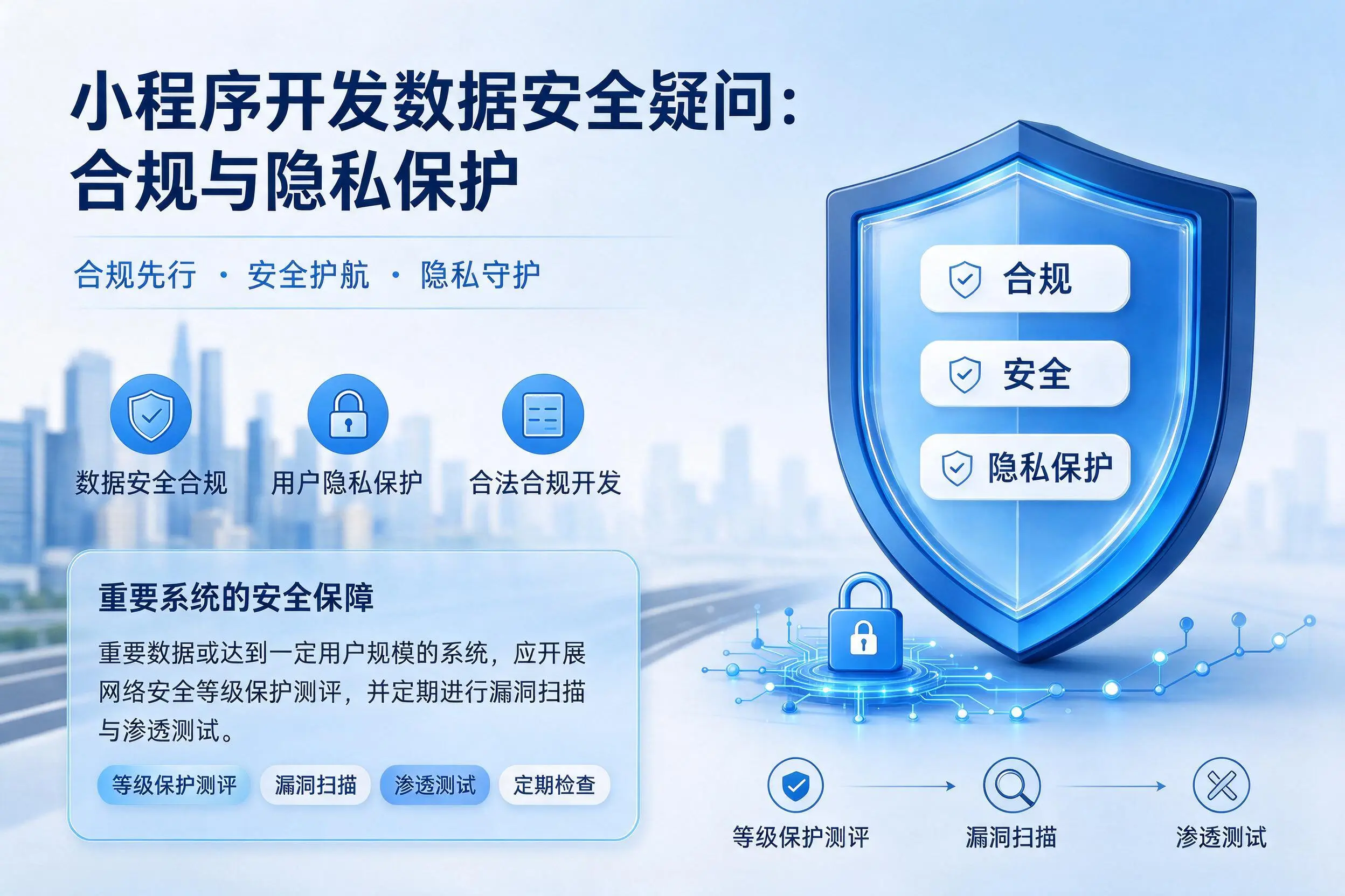 图木舒克小程序开发数据安全疑问:合规与隐私保护