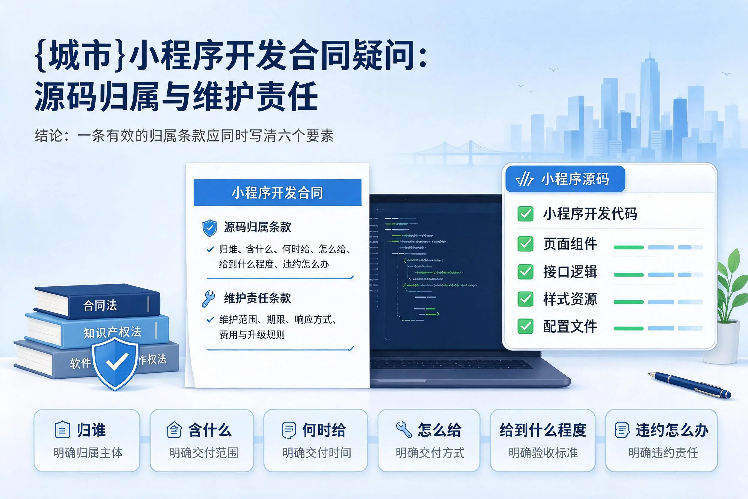 图木舒克小程序开发合同疑问:源码归属与维护责任