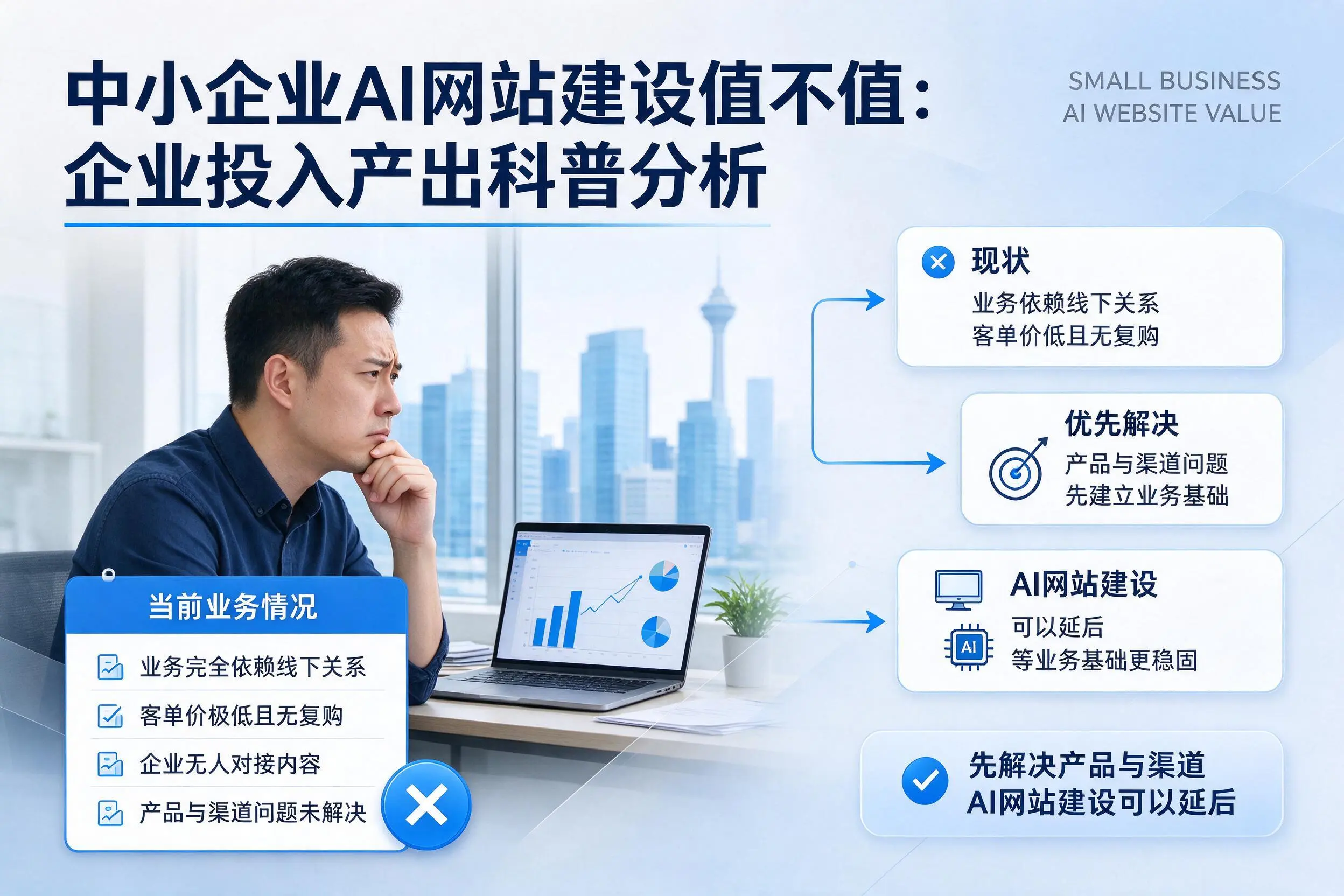 中小企业AI网站建设值不值：图木舒克企业投入产出科普分析