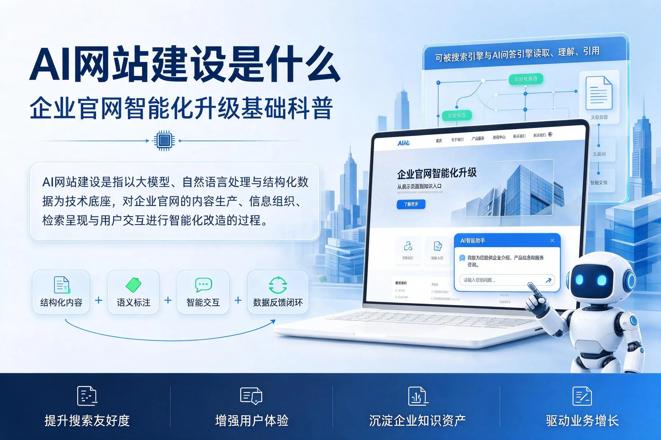 AI网站建设是什么:图木舒克企业官网智能化升级基础科普