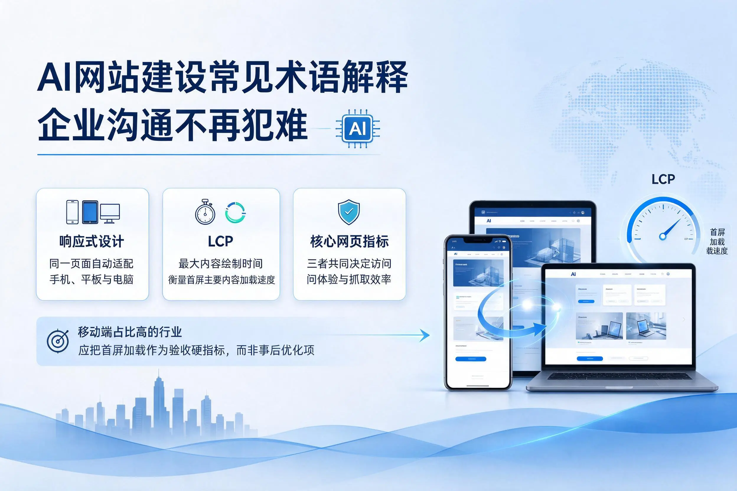 AI网站建设常见术语解释,图木舒克企业沟通不再犯难