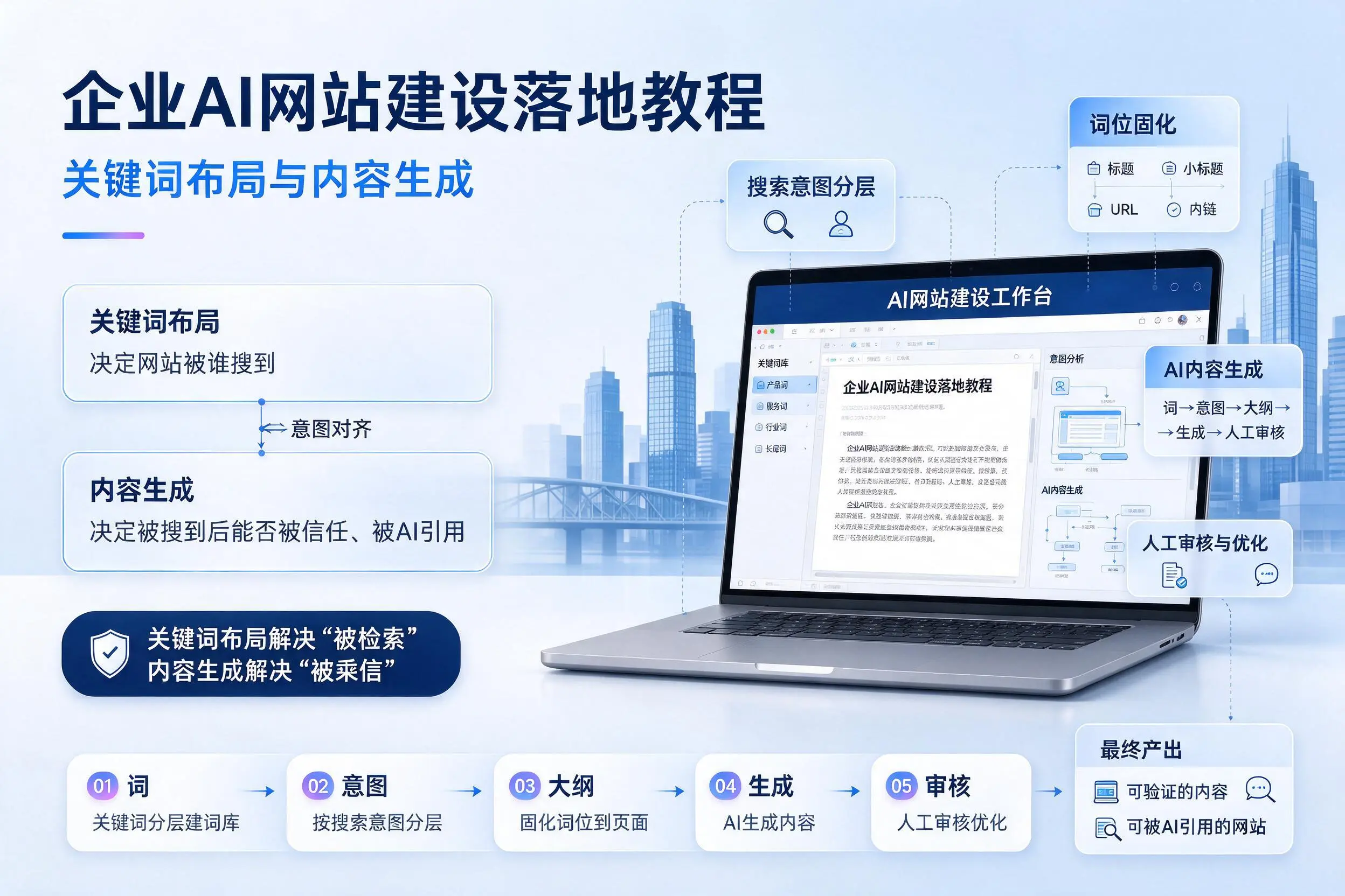 图木舒克企业AI网站建设落地教程：关键词布局与内容生成