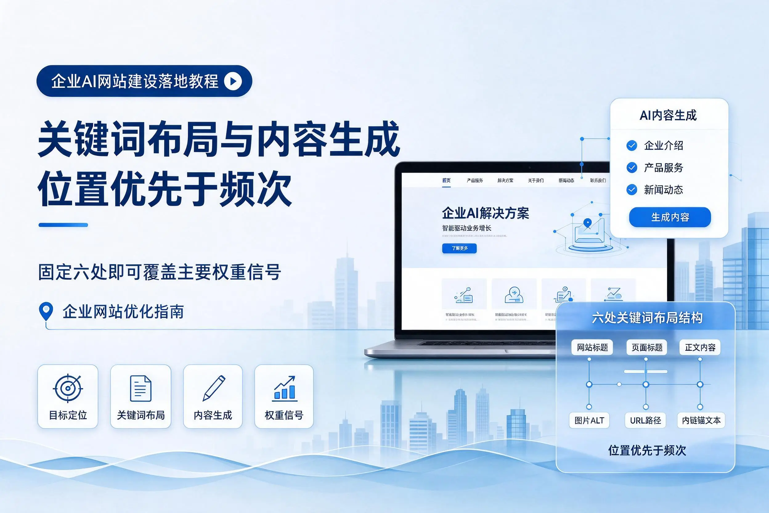 图木舒克企业AI网站建设落地教程：关键词布局与内容生成